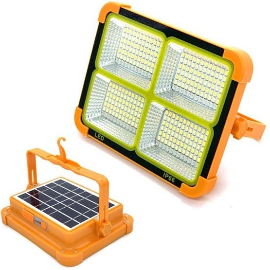 پروژوکتور شارژي خورشیدی 1200 وات LED با چهار حالت نور دهی پروژوکتور شارژي خورشیدی 1200 وات LED با چهار حالت نور دهی